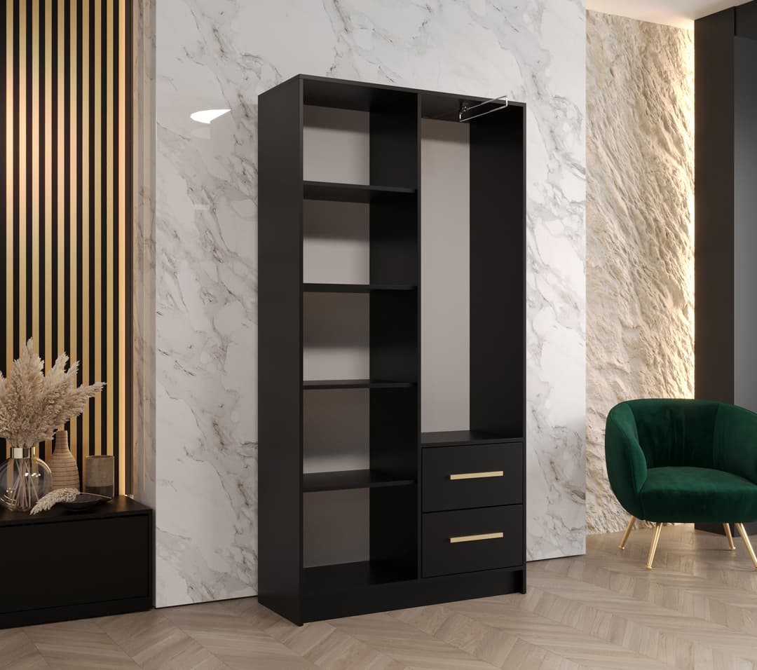 Berlin III Hinged Door Wardrobe 103cm