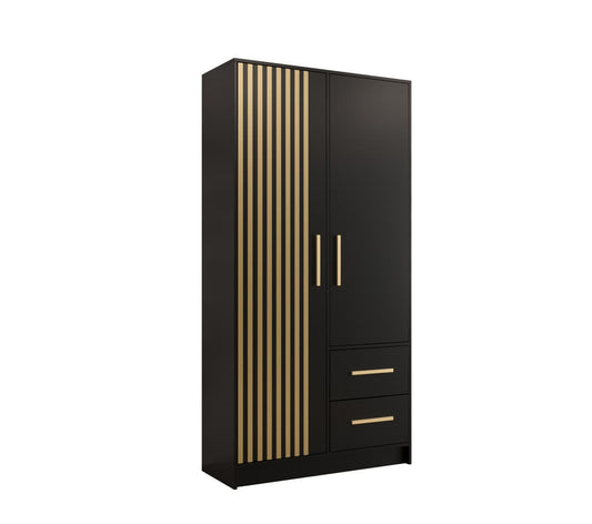 Berlin VII Hinged Door Wardrobe 103cm