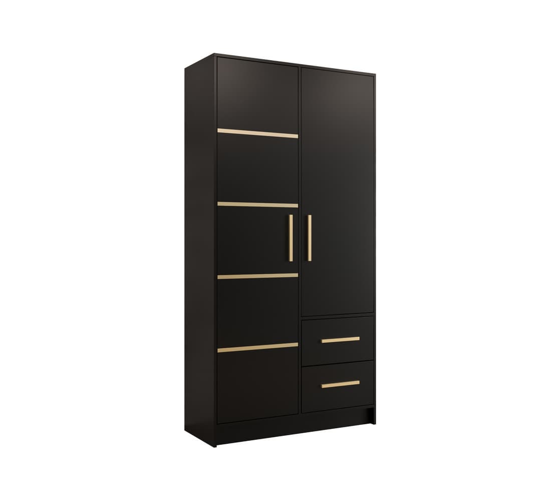 Berlin III Hinged Door Wardrobe 103cm