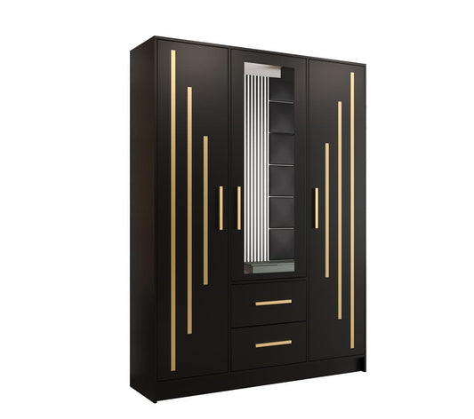 Berlin IV Hinged Door Wardrobe 153cm