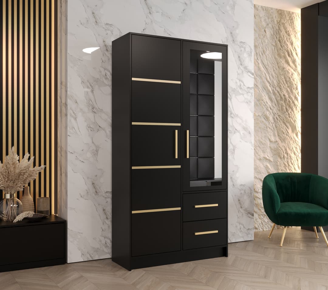 Berlin II Hinged Door Wardrobe 103cm