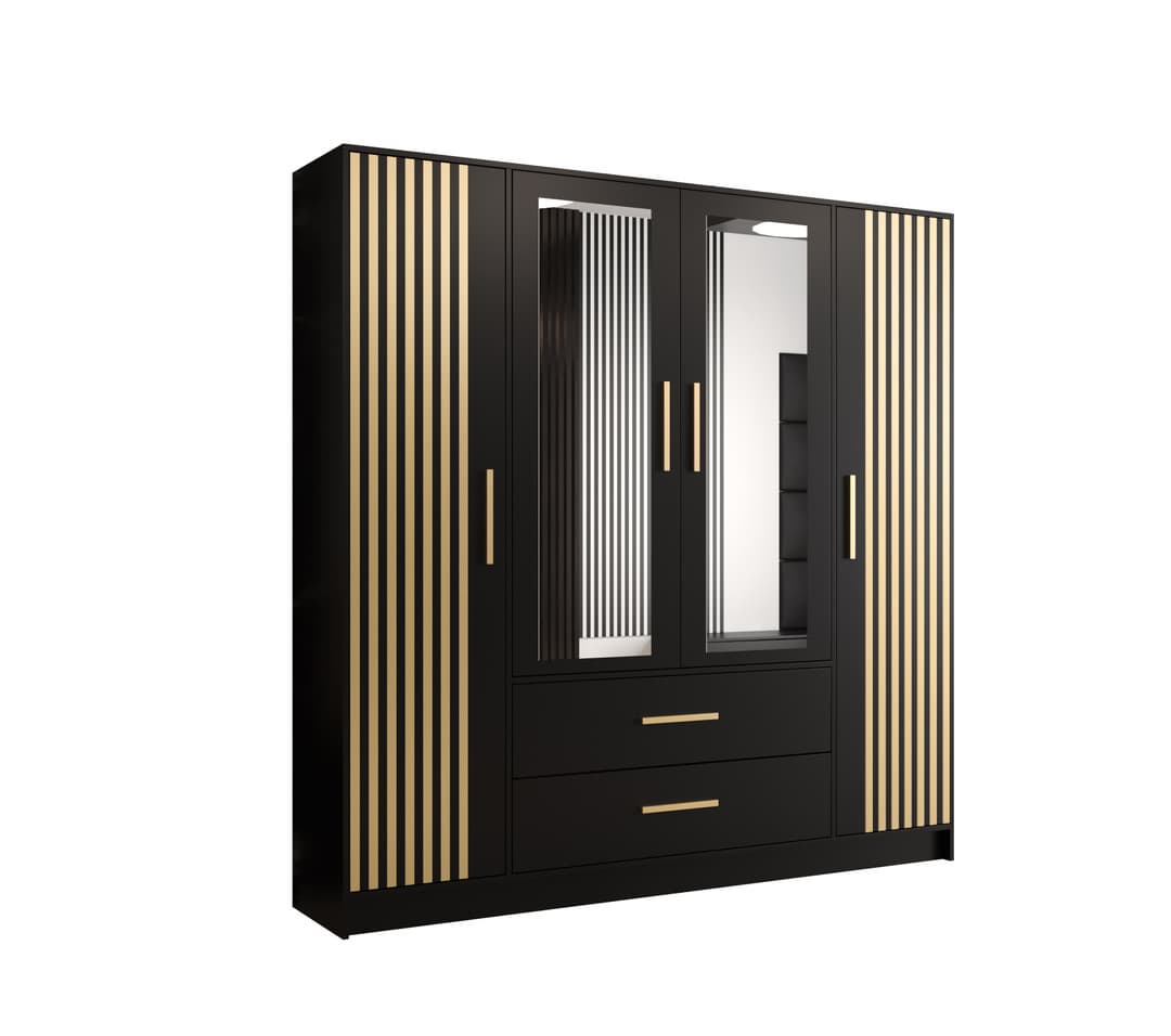 Berlin VI Hinged Door Wardrobe 201cm