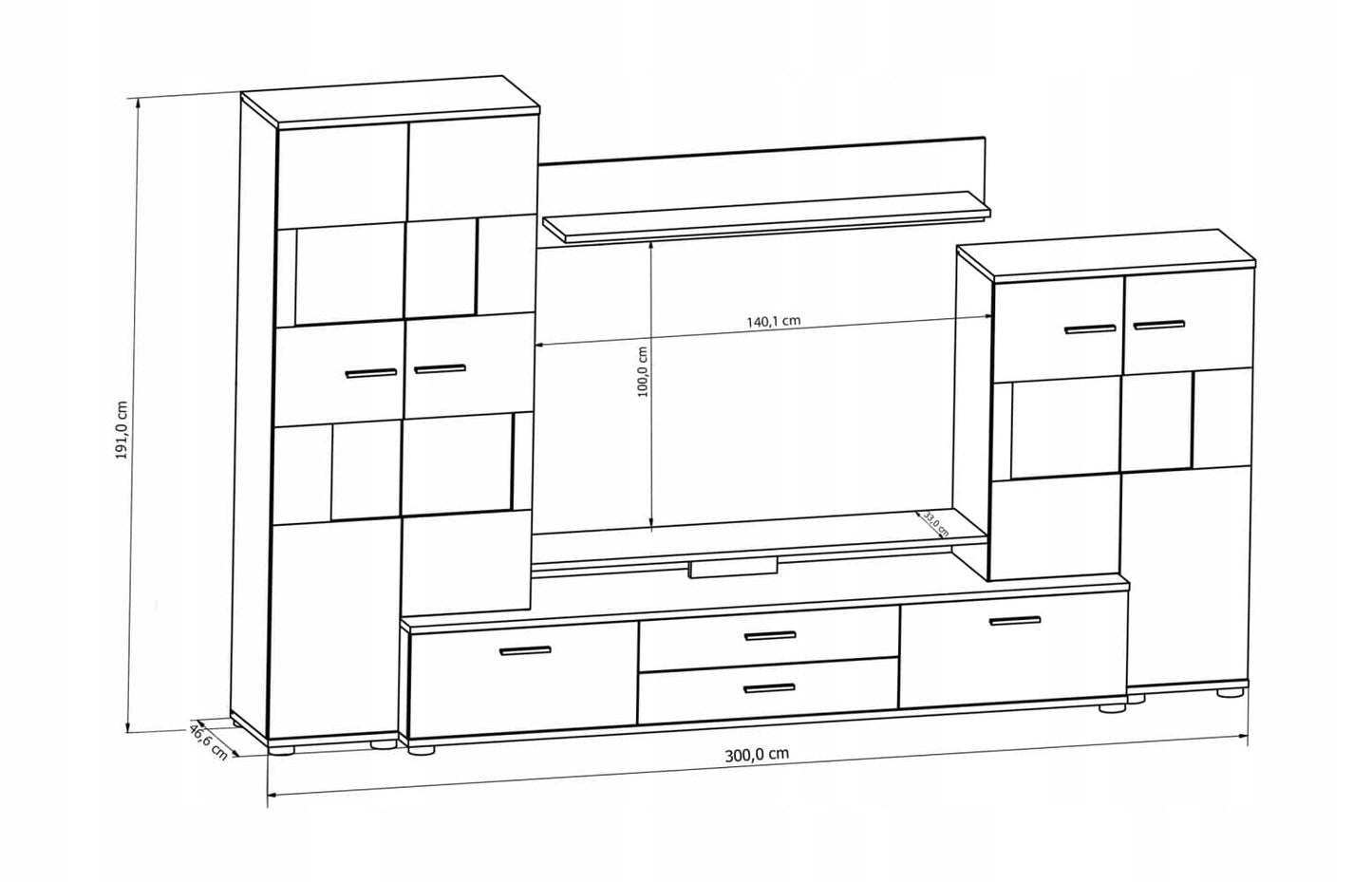 Esprit VA01 Entertainment Unit