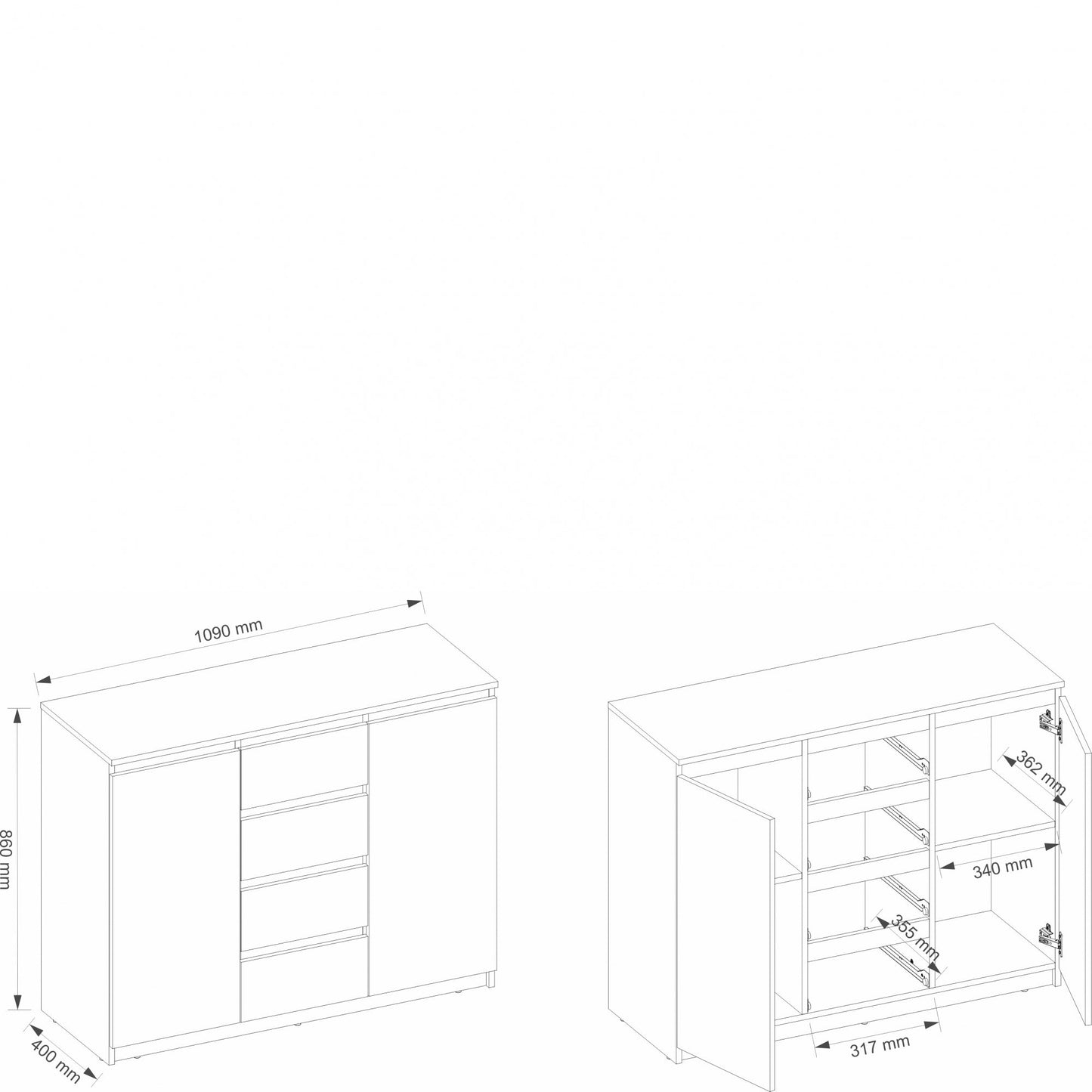 Idea ID-04 Sideboard Cabinet