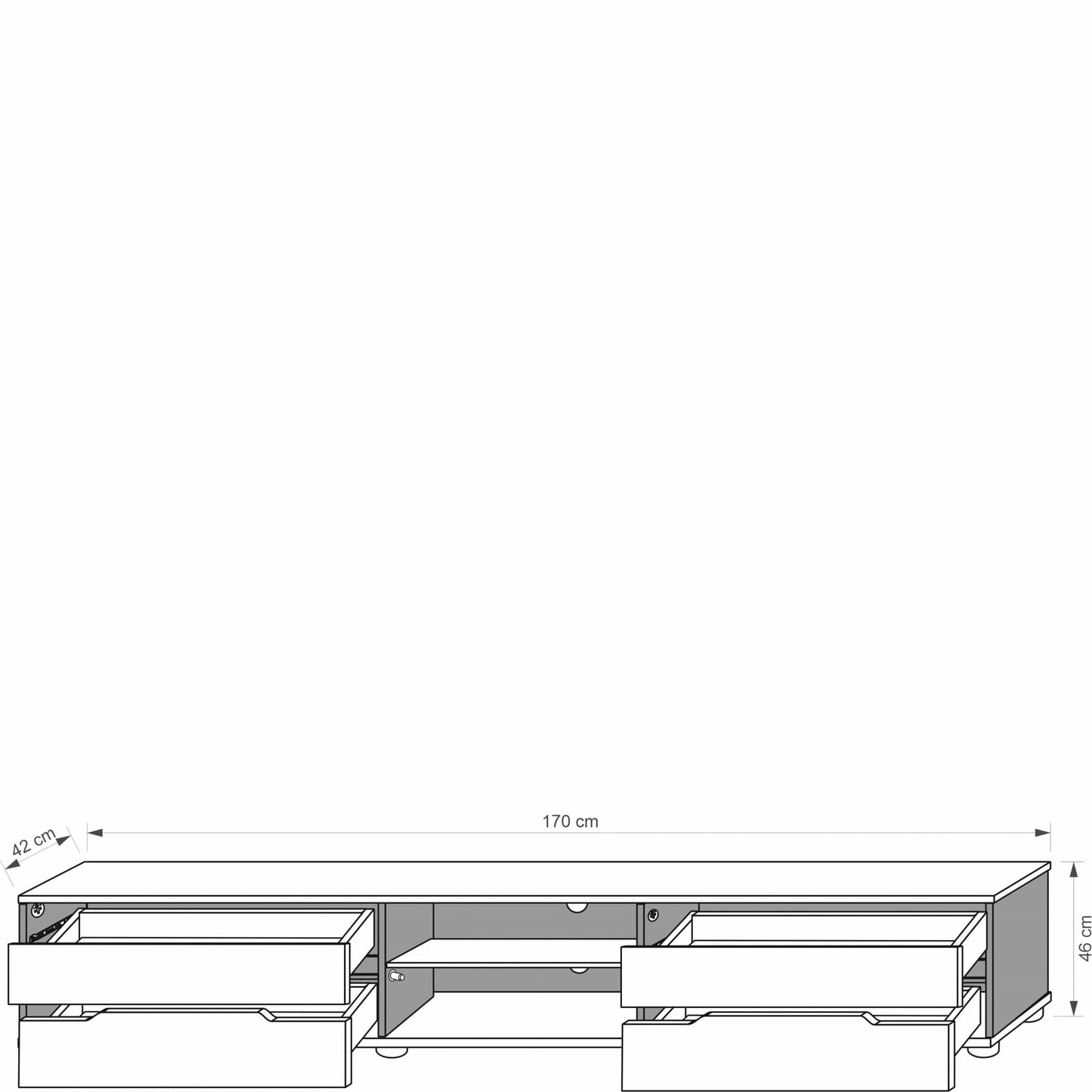 Volpiano 30 TV Cabinet