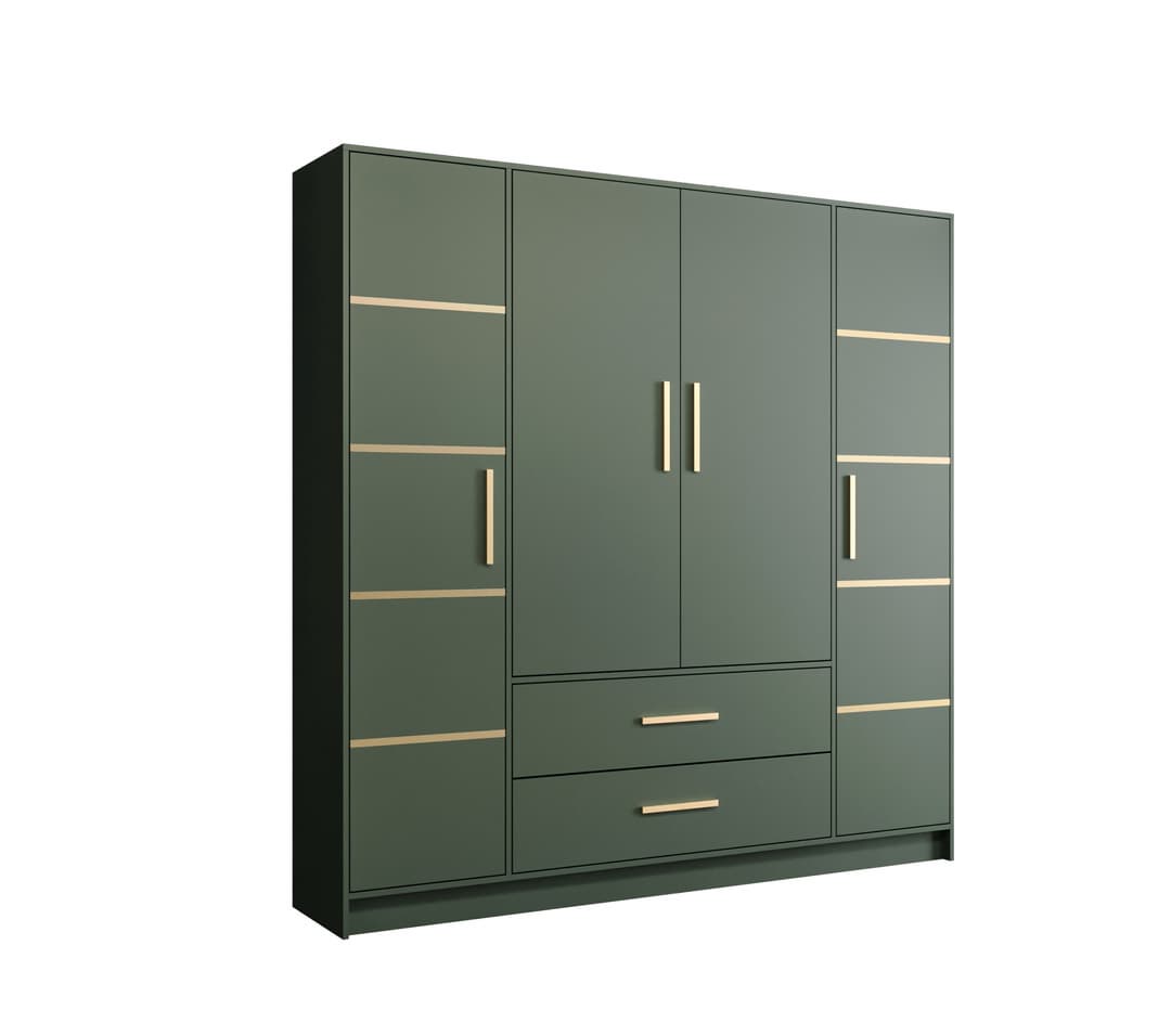 Berlin III Hinged Door Wardrobe 201cm