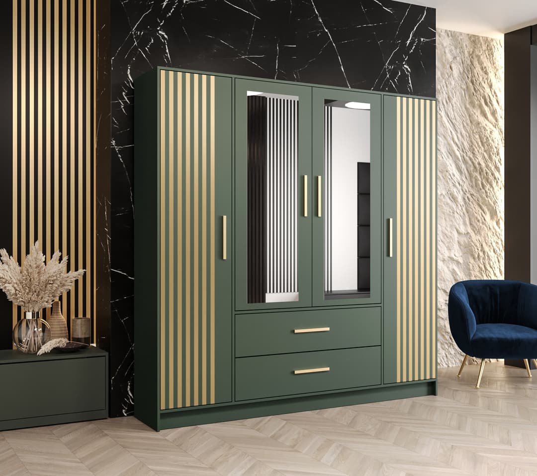 Berlin VI Hinged Door Wardrobe 201cm