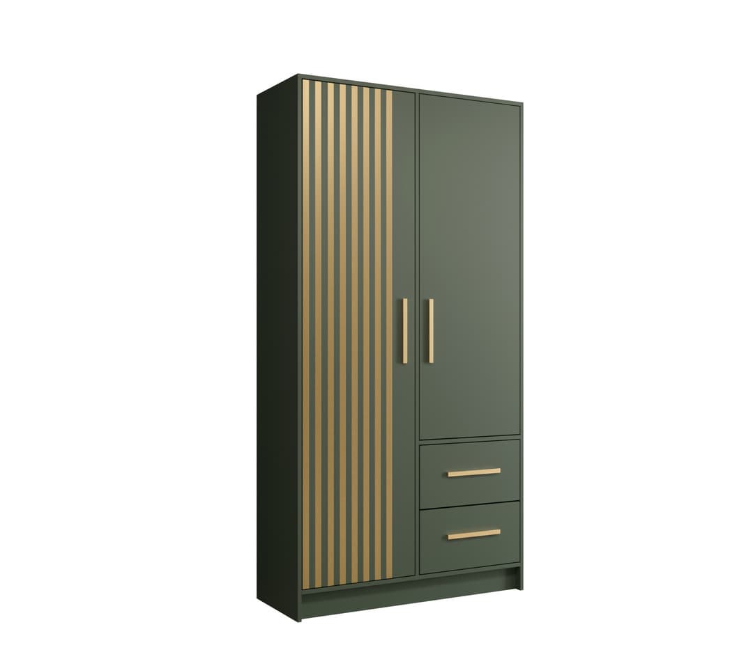 Berlin VII Hinged Door Wardrobe 103cm